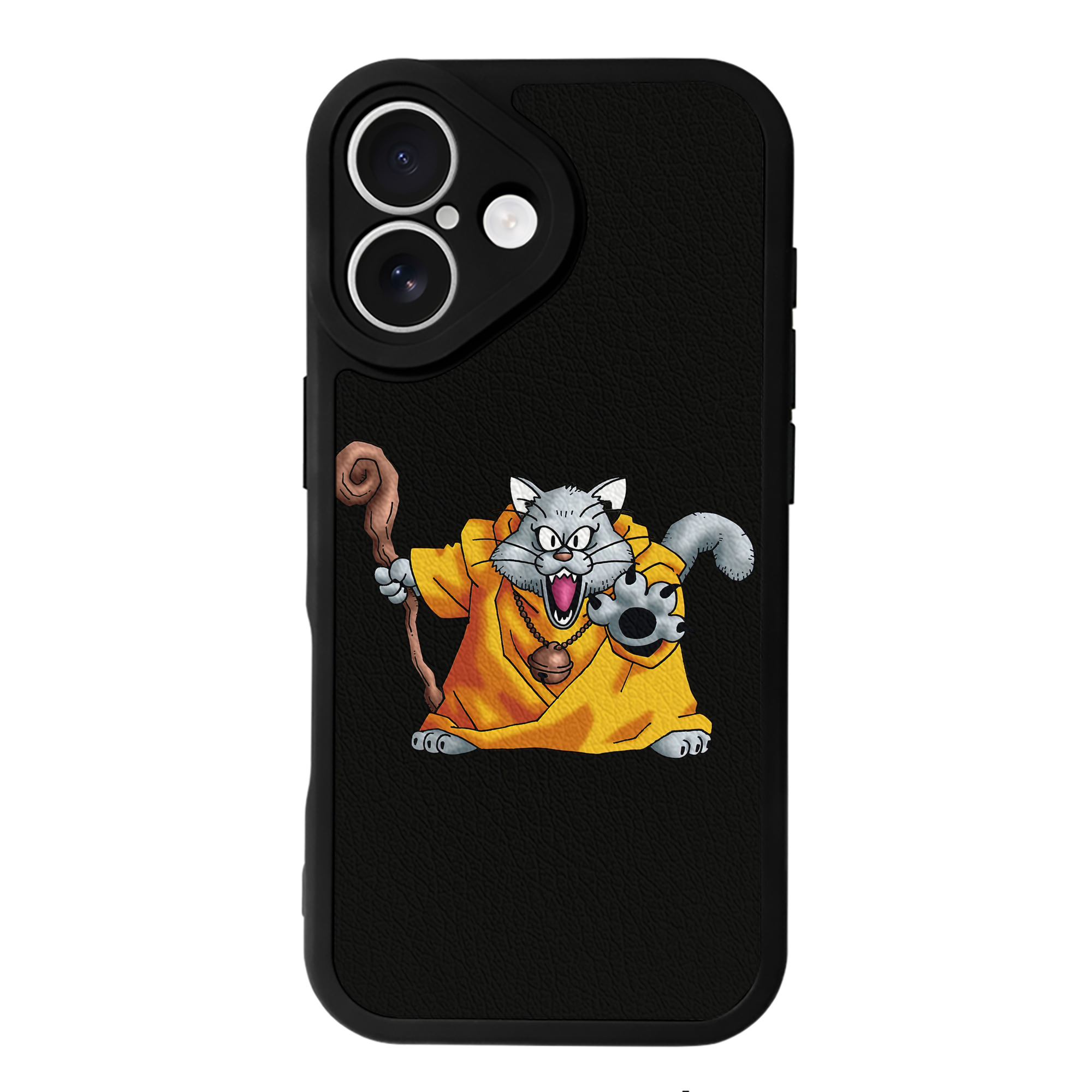 （画像用） ドラゴンクエスト Doragon Kuesuto Dragon Quest 【iPhone 16シリーズ対応】シリコンスマホケース（レザー調） 材質：シリコン